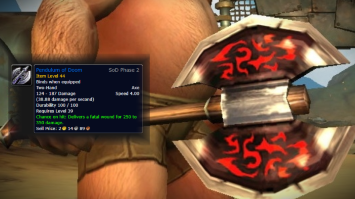 pendulum of doom wow